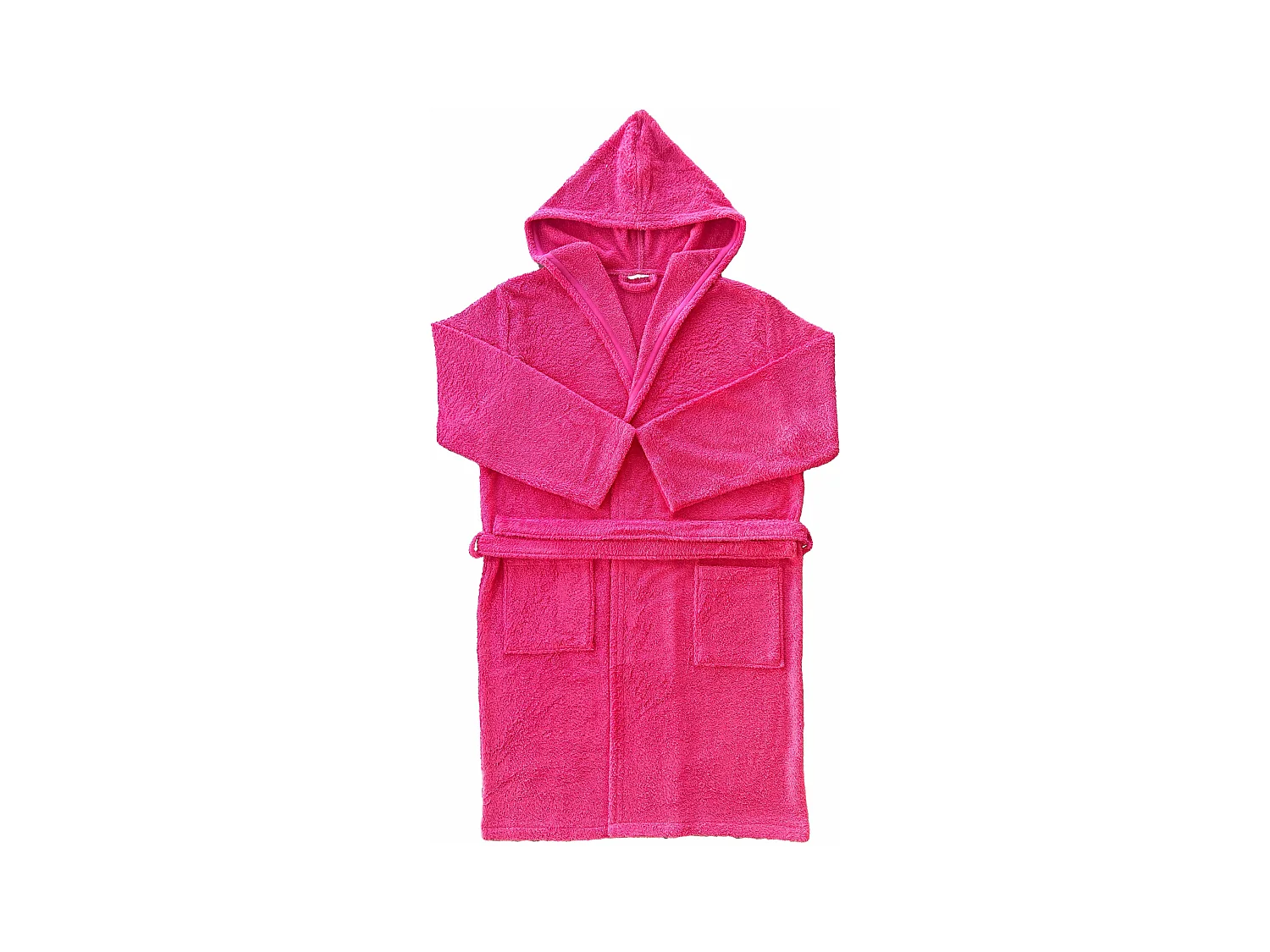 Peignoir unisexe - 100% coton - Peignoir éponge - Fuchsia - S