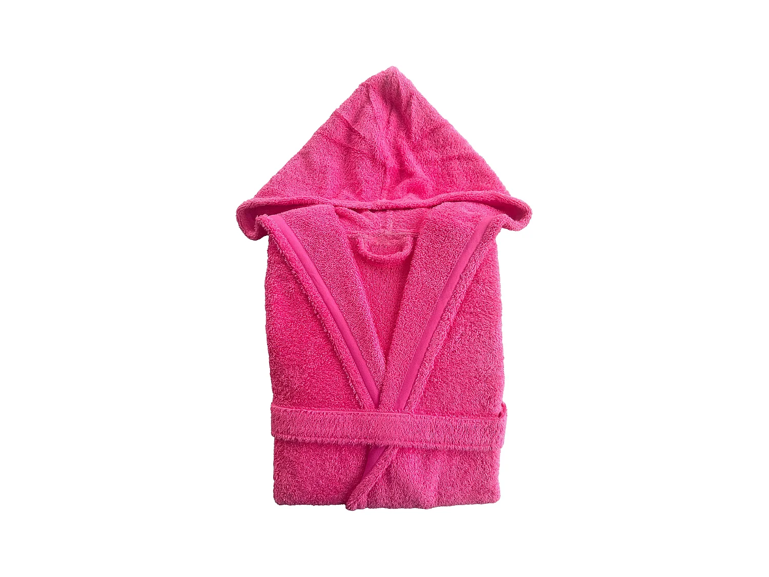 Peignoir unisexe - 100% coton - Peignoir éponge - Fuchsia - S