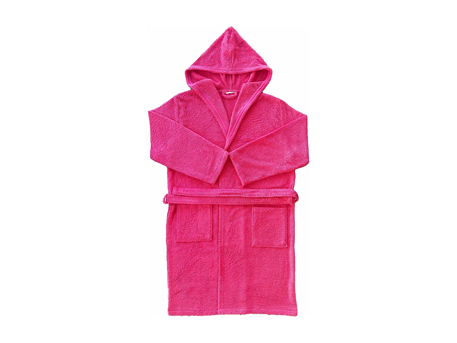 Albornoz De Ducha Unisex - 100% Algodón - Albornoz De Rizo - Fucsia - S