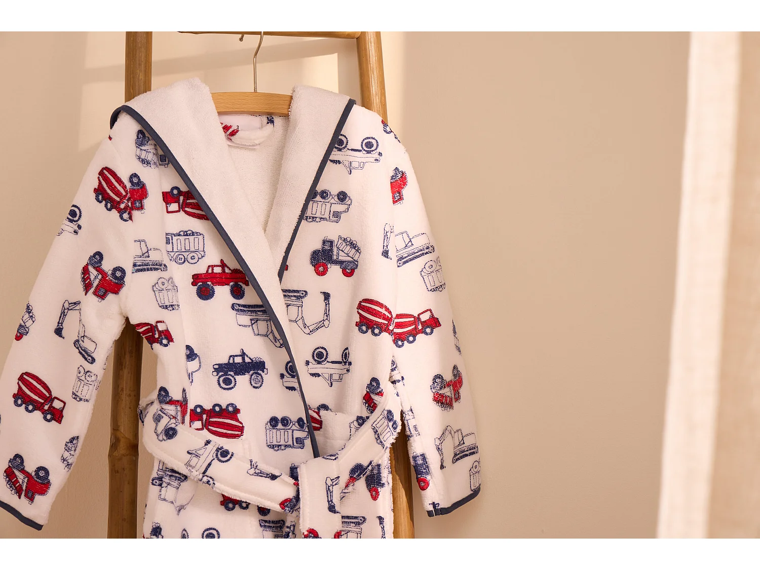 Boskimo Kids Truck - Babybadjas - Jongens - 1