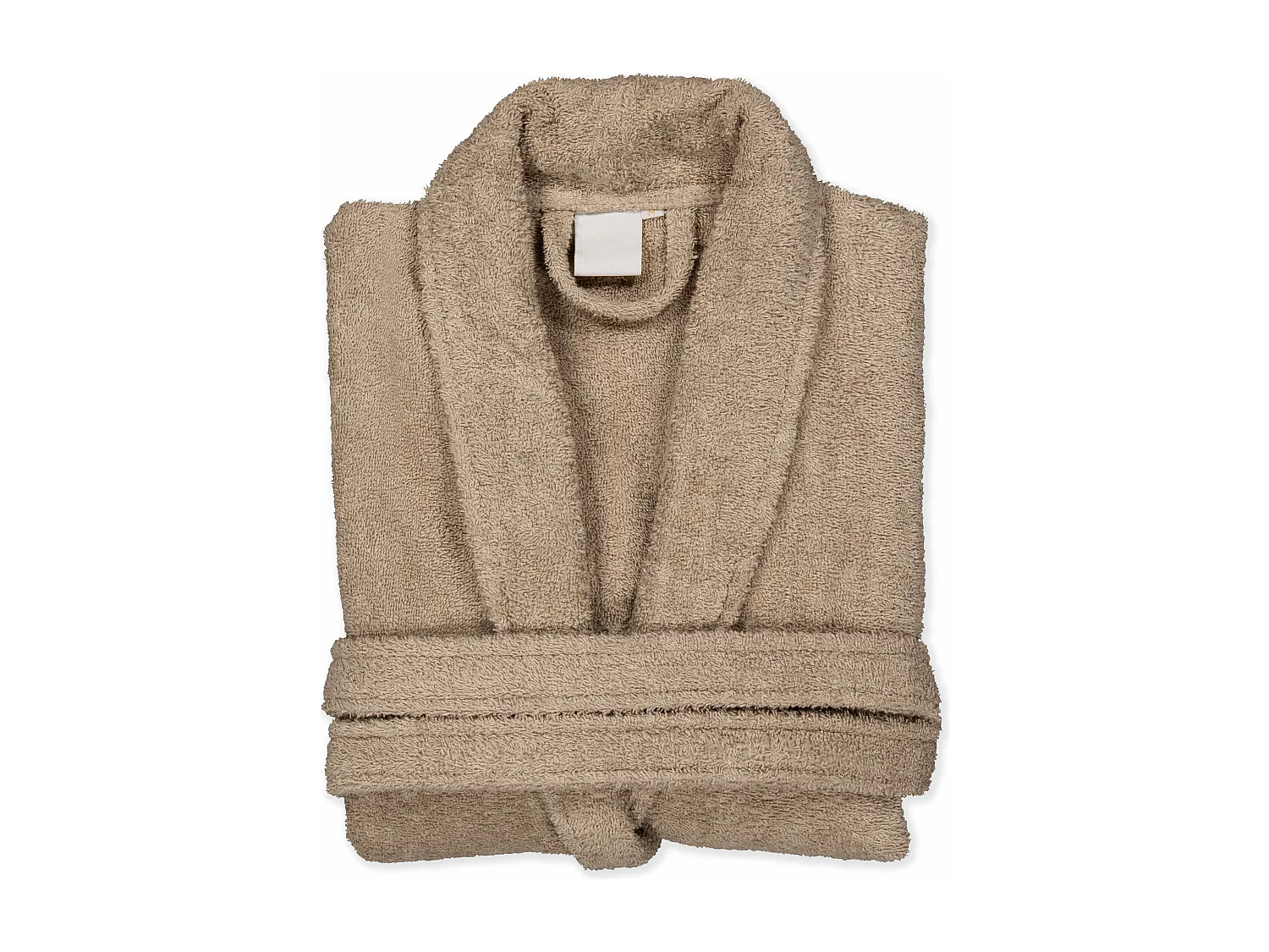 Unisex badjas - 100% katoen - Terry badjas - Zand - M