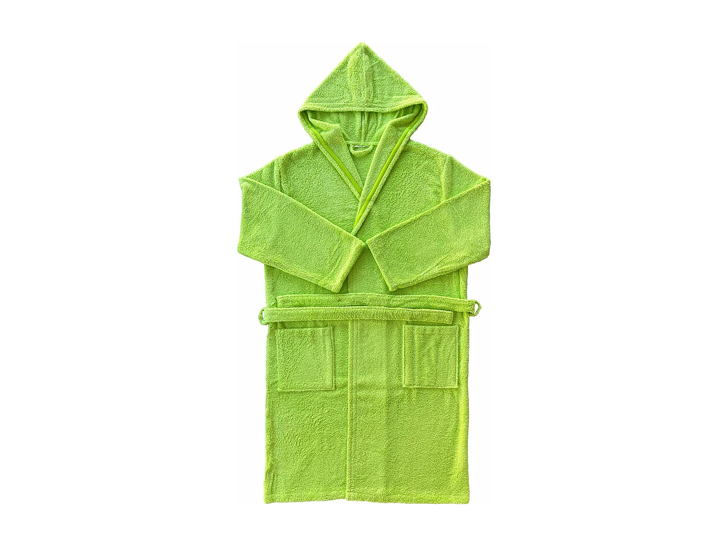 Szlafrok unisex - 100% bawełny - Szlafrok frotte - Pistacja - L