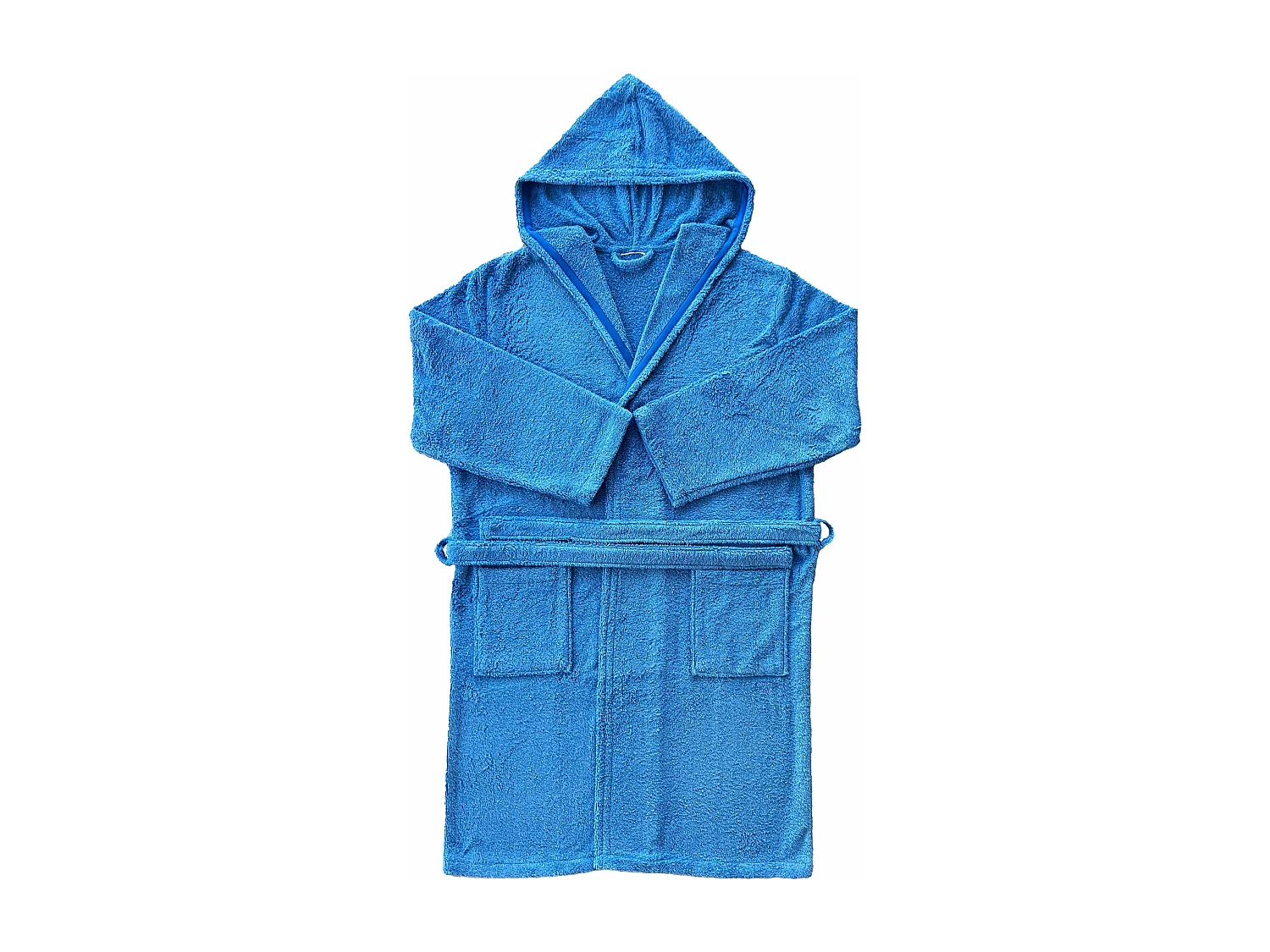 Albornoz De Ducha Unisex - 100% Algodón - Albornoz De Rizo - Cobalto - XL