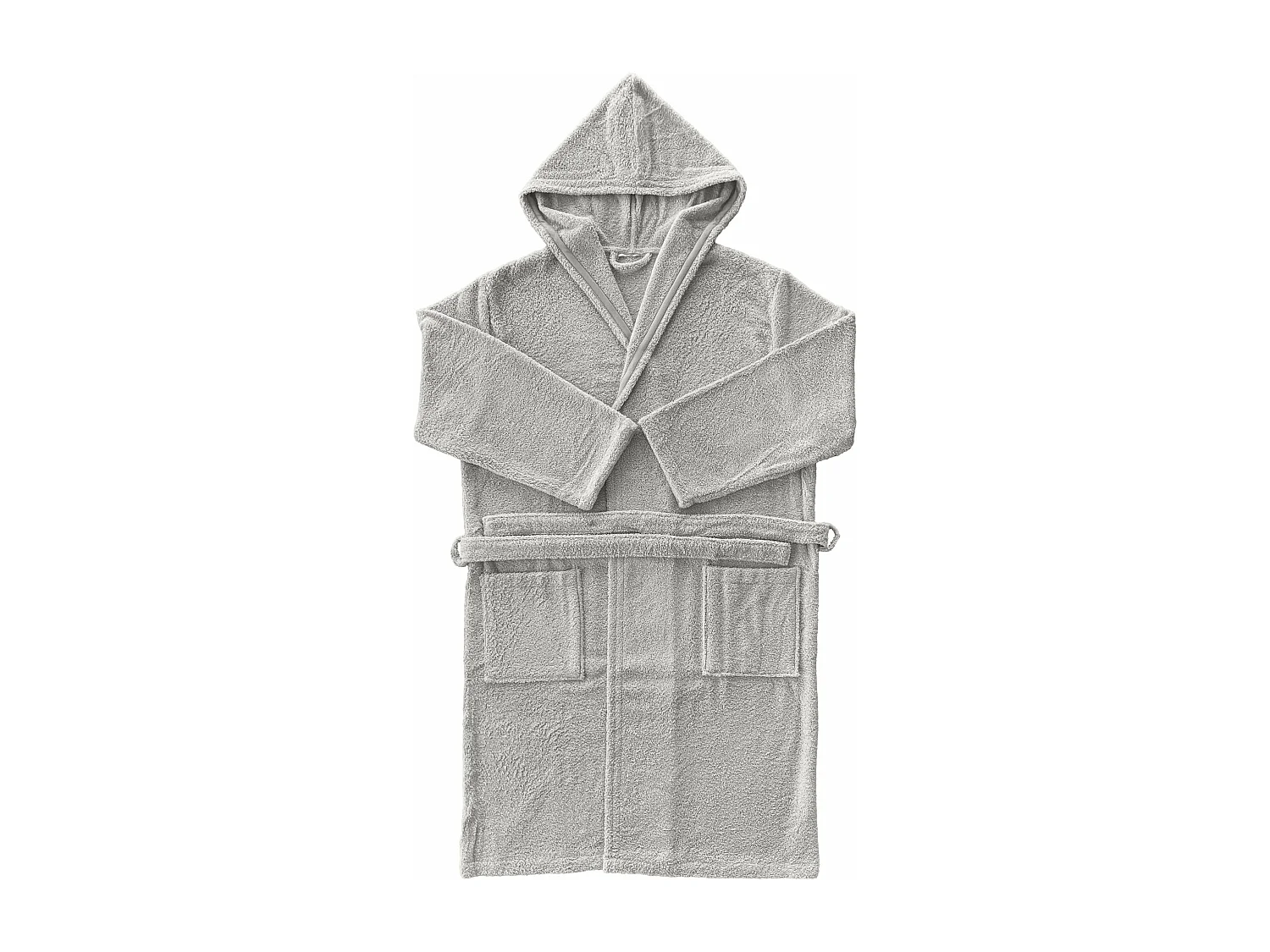 Unisex badjas - 100% katoen - Terry badjas - Wit - L