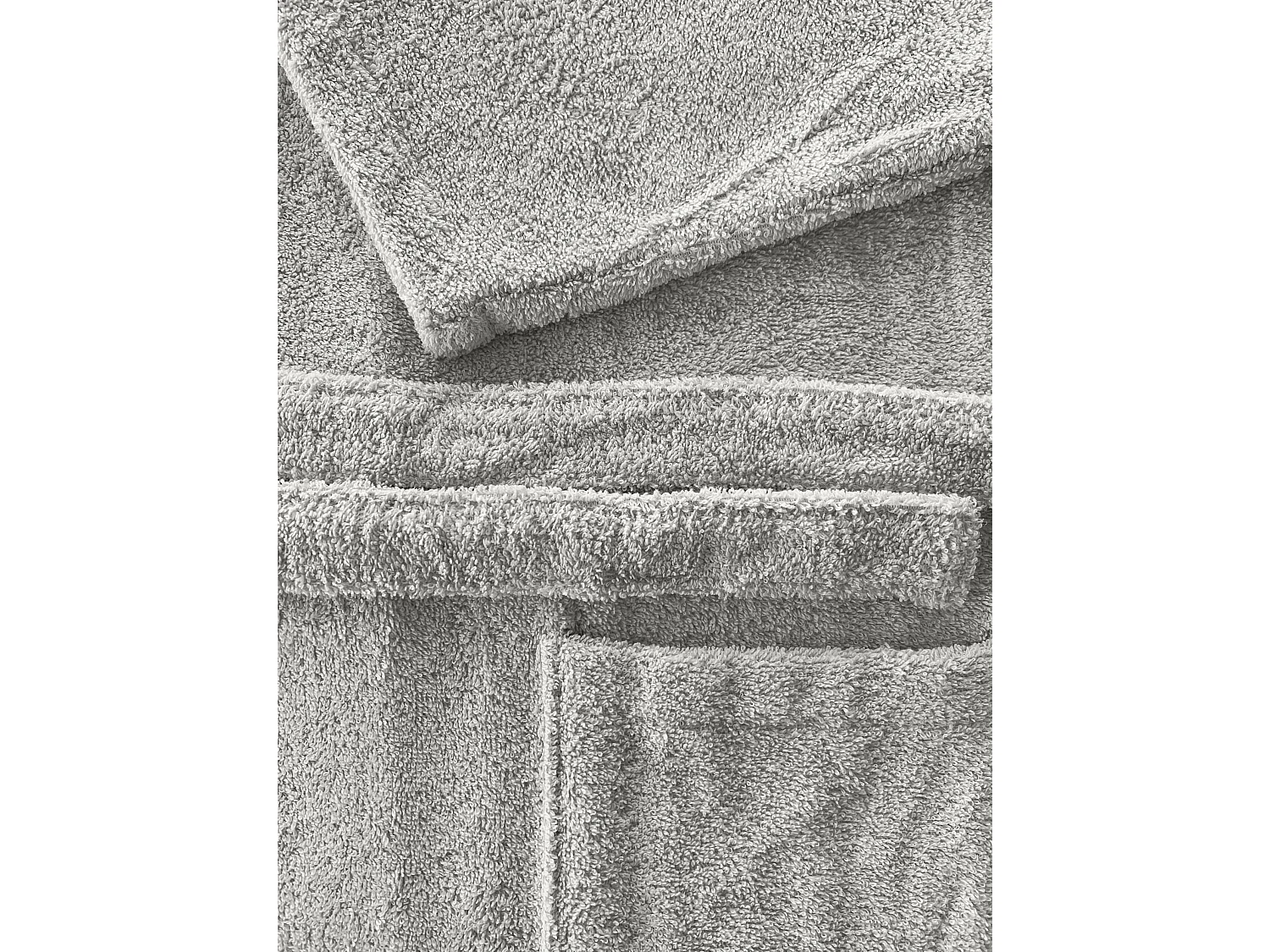 Accappatoio Unisex - 100% Cotone - Accappatoio in Spugna - Bianco - XL