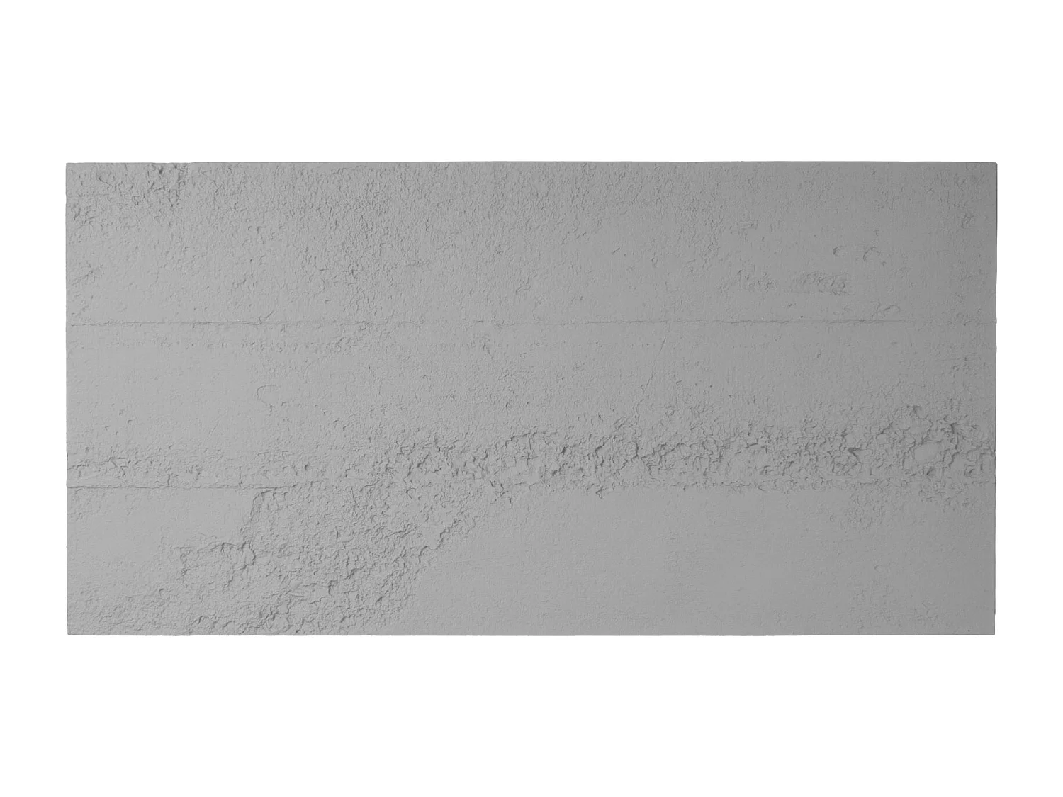 Malaisie - Lot de 4 panneaux muraux décoratifs 3D 120x60x1 cm effet béton PU Gris