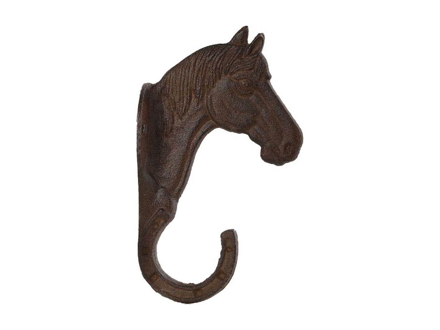 Crochet en fonte Cheval Lot de 4