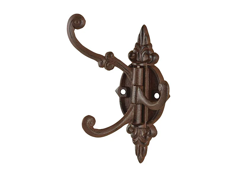 Crochet multipositions pivotant en fonte