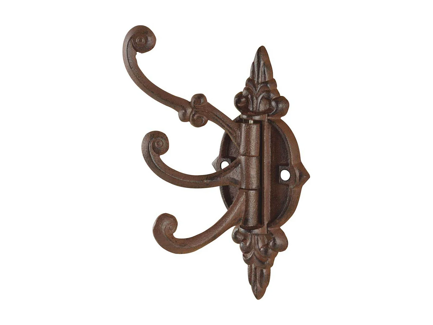 Crochet multipositions pivotant en fonte