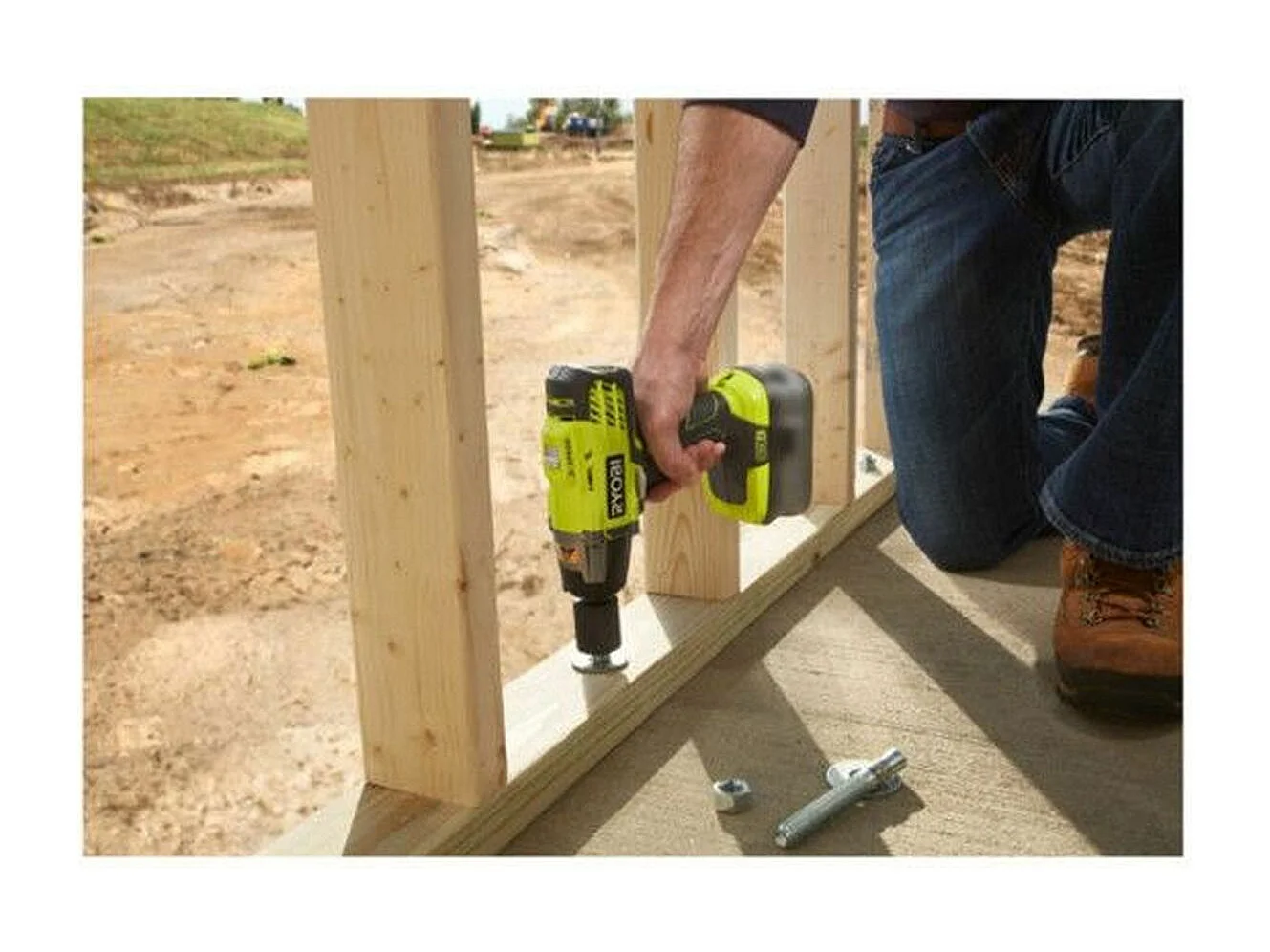 Schlagschrauber RYOBI 18V - LithiumPlus 2.0Ah Akku - Ladegerät R18IW3-120S