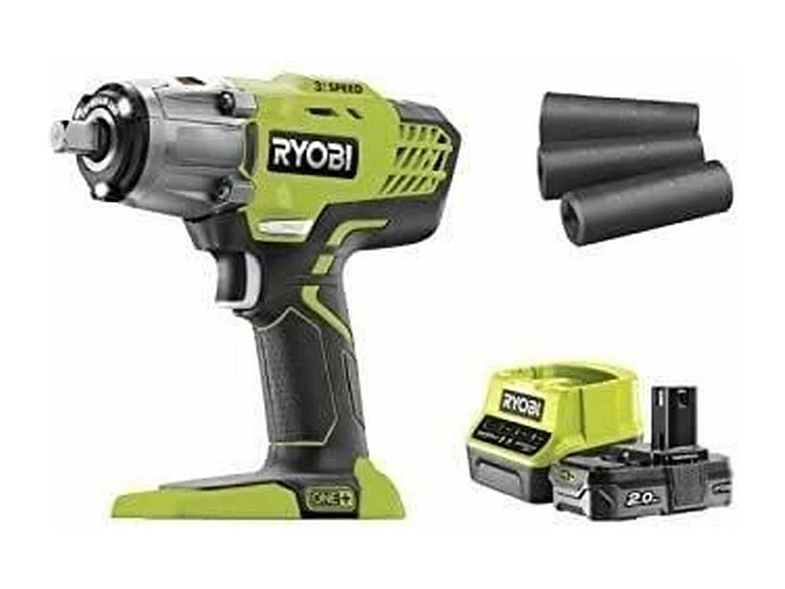 Schlagschrauber RYOBI 18V - LithiumPlus 2.0Ah Akku - Ladegerät R18IW3-120S