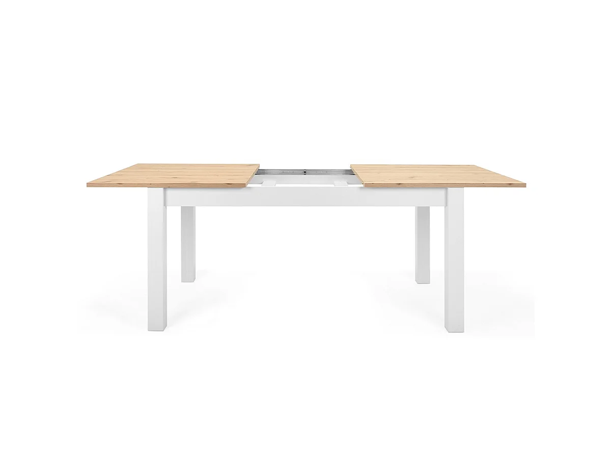 Rozkładany prostokątny stół do jadalni L160/215 cm - BERGEN