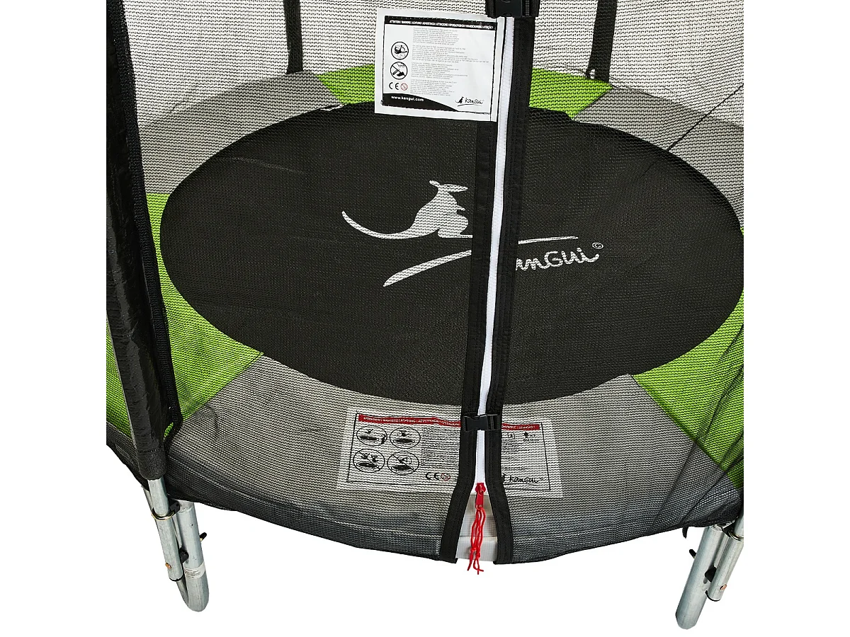 Kangui - Trampoline rond Ø180cm avec filet de sécurité - YZI 180