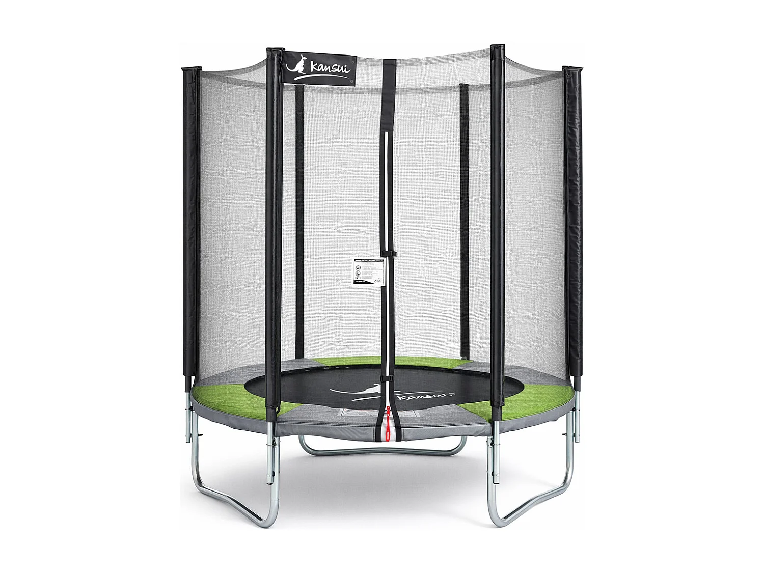 Kangui - Trampoline rond Ø180cm avec filet de sécurité - RALLI