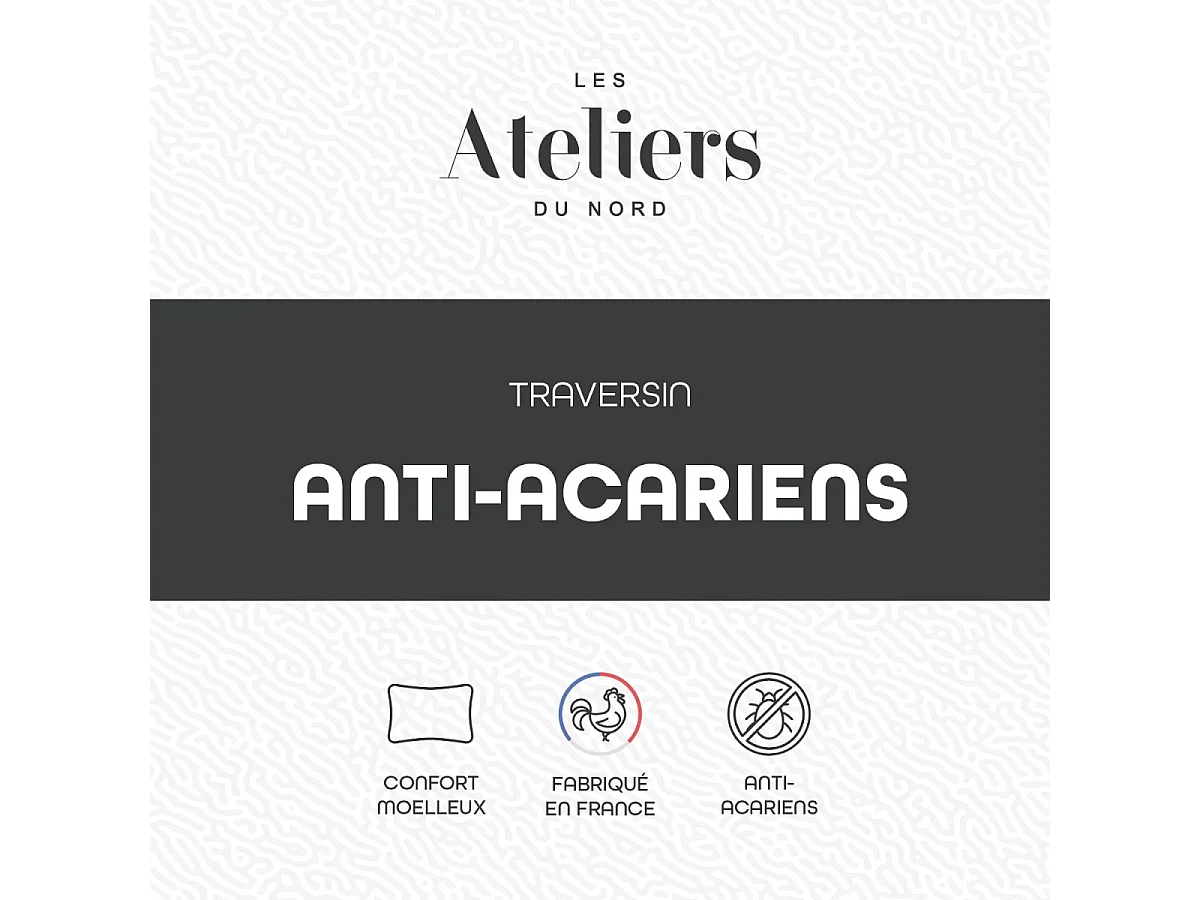 Traversin Anti-acariens 140cm