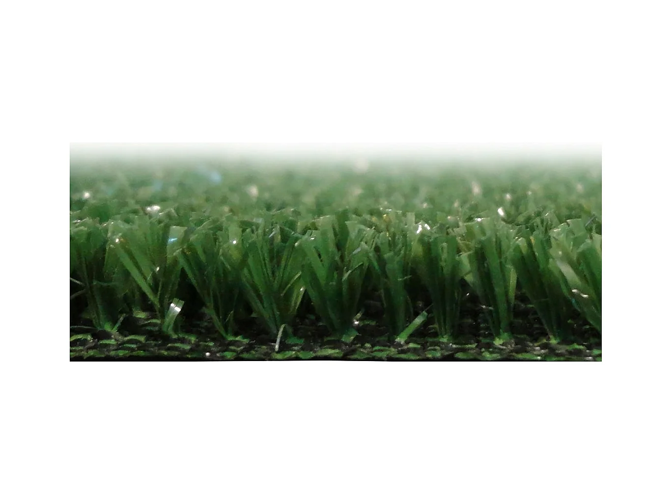 Gazon synthétique - " Green Lubeck 7  " -  1 x 5  m - 7 mm - Vert