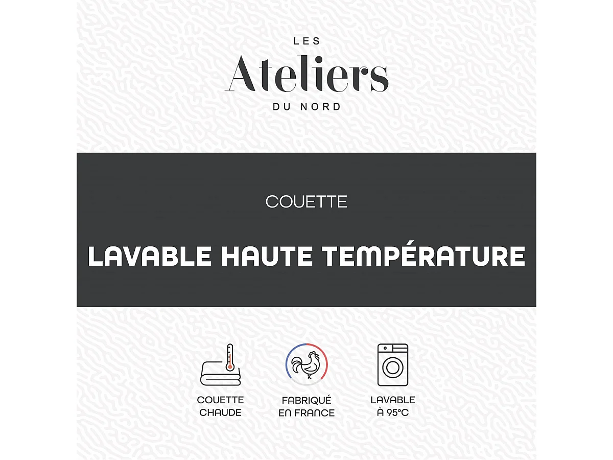 Couette Chaude Lavage Haute Température 220x240cm