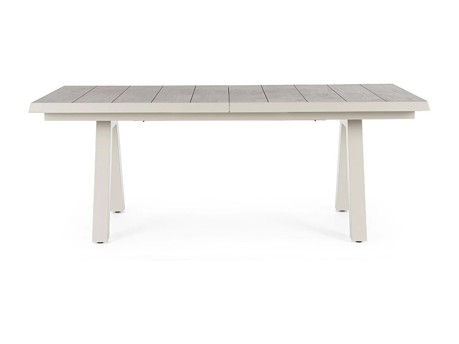 Table de jardin extensible en céramique gris cendré L205/265 - CENITZ