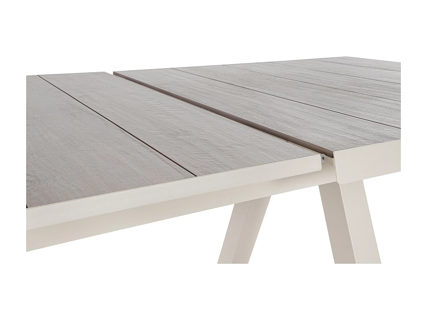 Table de jardin extensible en céramique gris cendré L205/265 - CENITZ