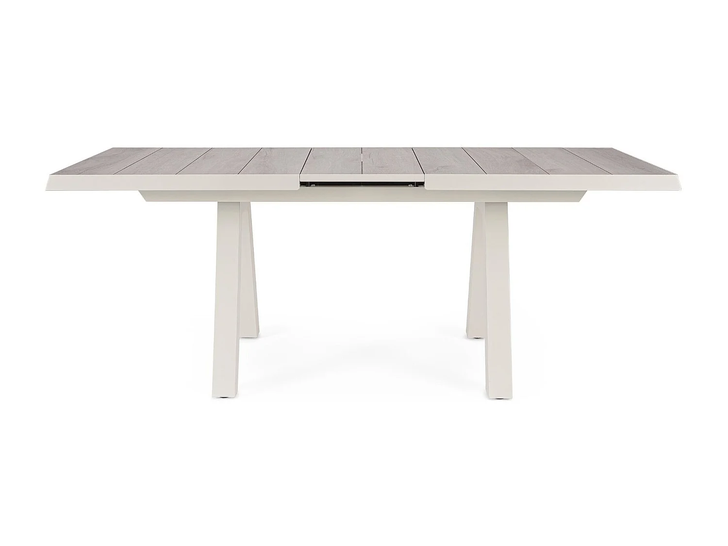 Table de jardin extensible en céramique gris cendré L163/203 - CENITZ