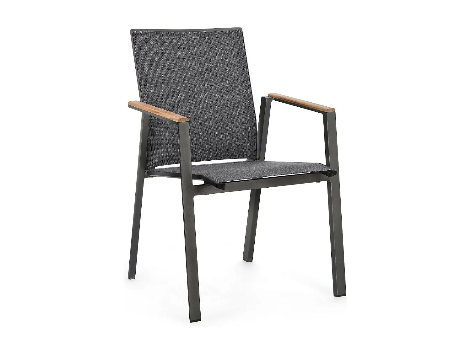 Chaises de jardin empilables en aluminium (lot de 4) - KERVER