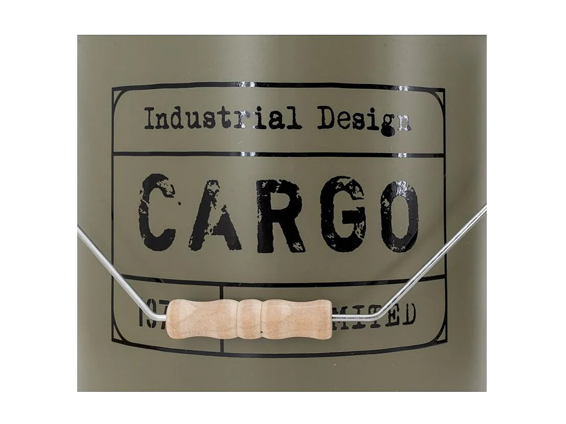 Tabouret/coffre en métal Cargo