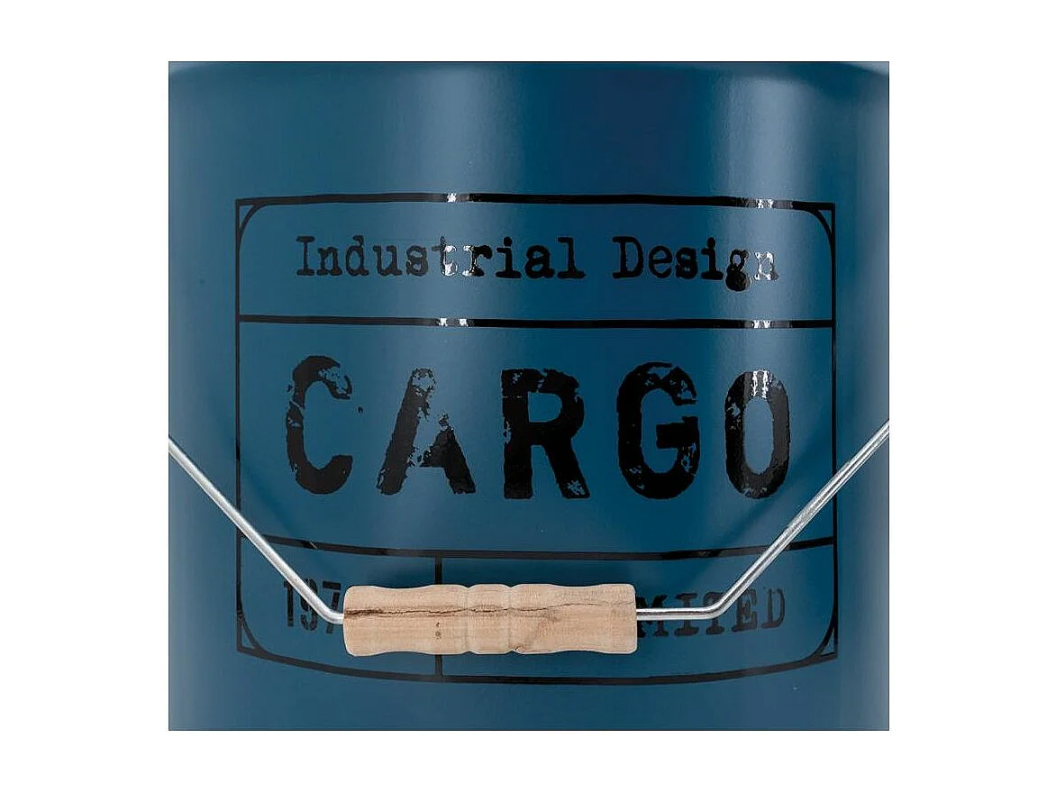 Tabouret/coffre en métal Cargo