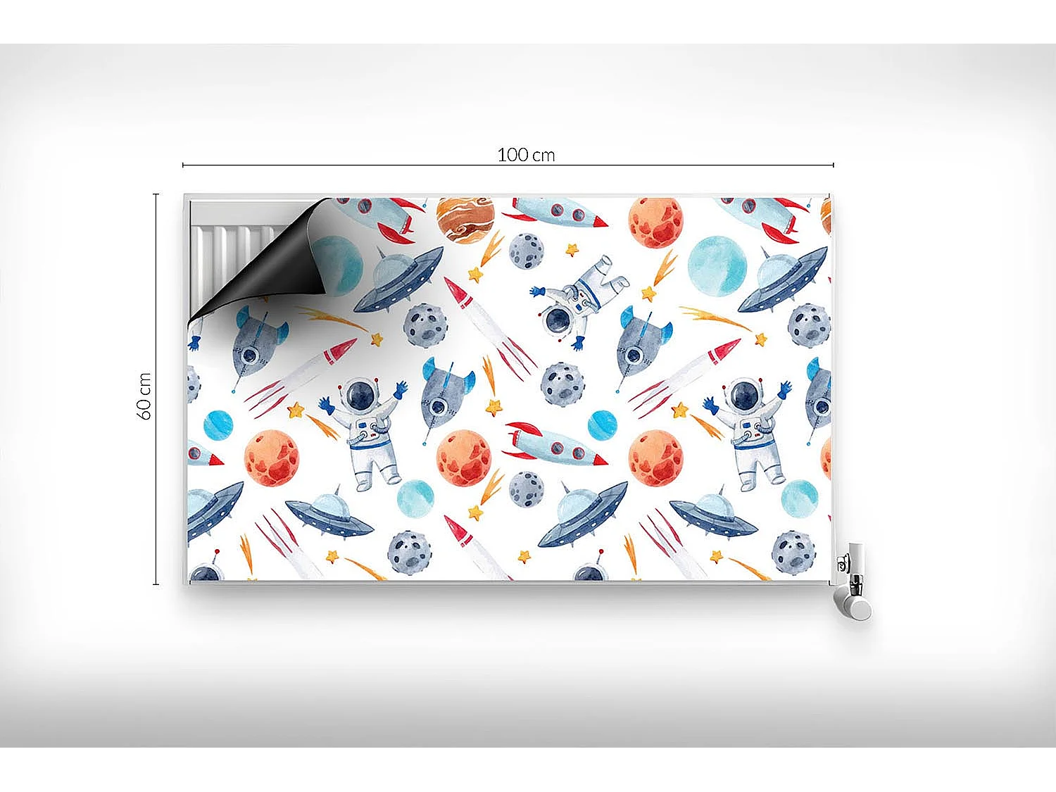 Magnetische Matte für Heizkörper - Kosmos - 100x60 cm
