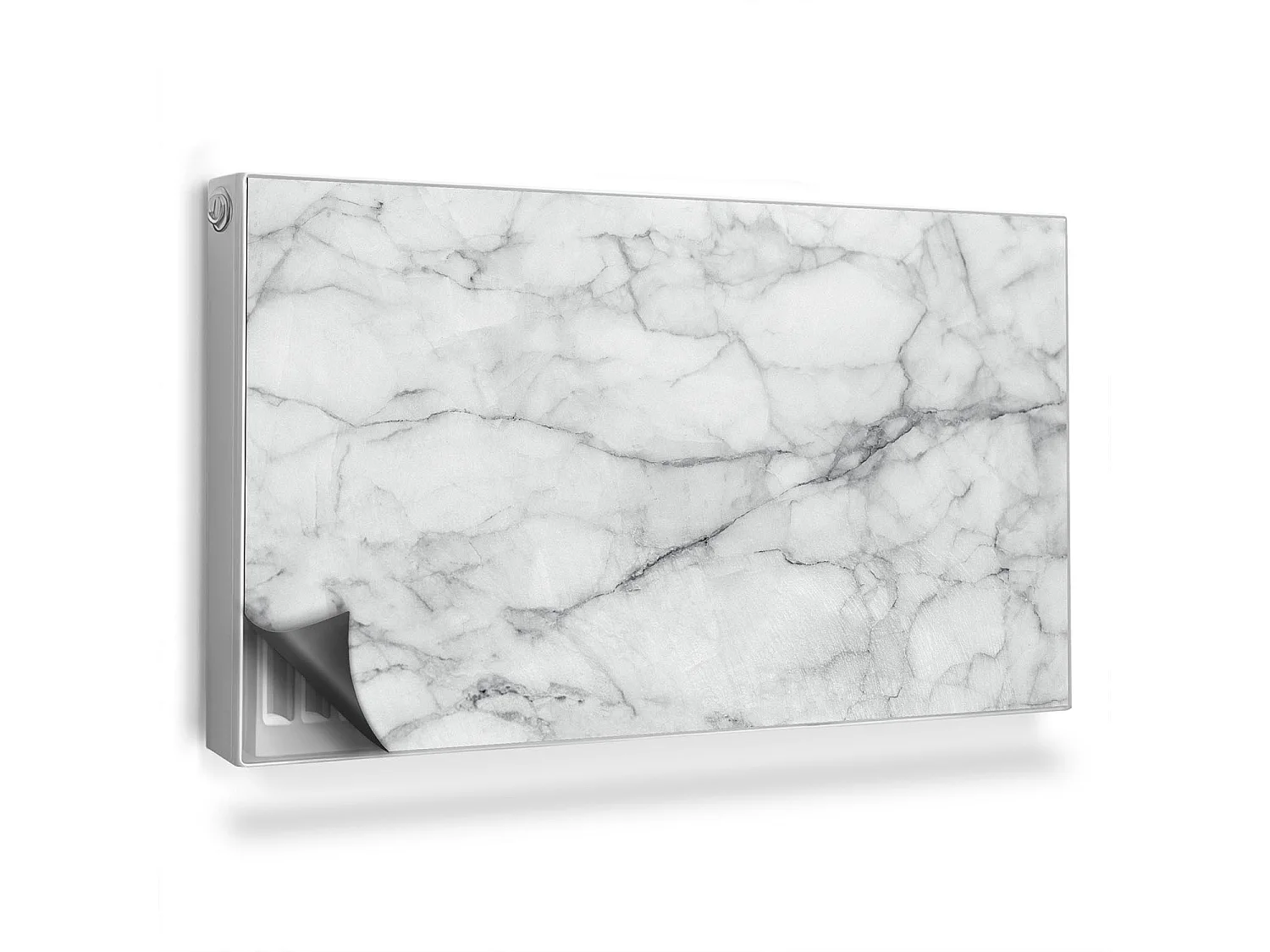 Magnetische Matte für Heizkörper - Gebrochener Marmor - 110x60 cm