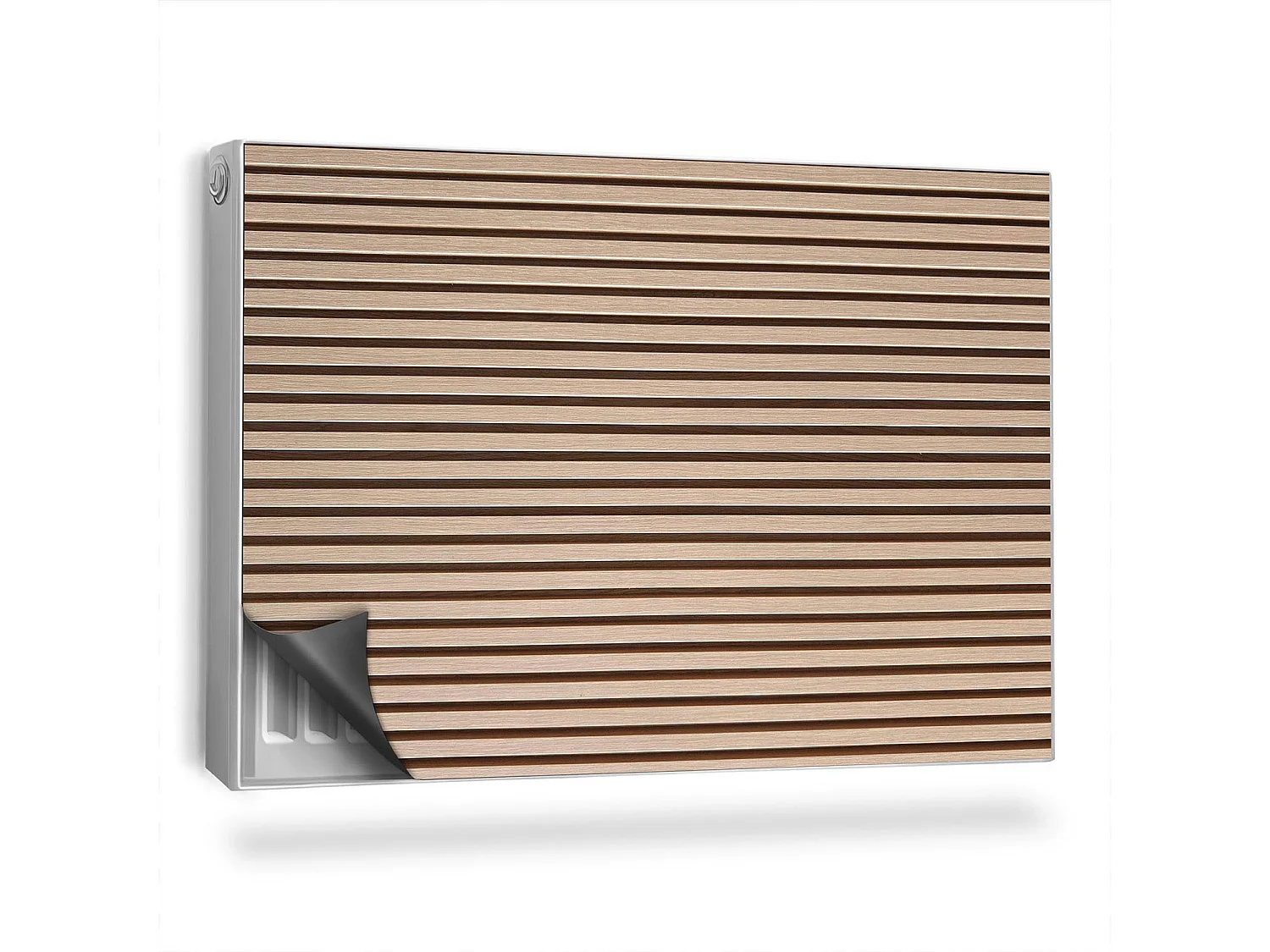 Magnetische Matte für Heizkörper - Horizontale Lamellen - 90x60 cm