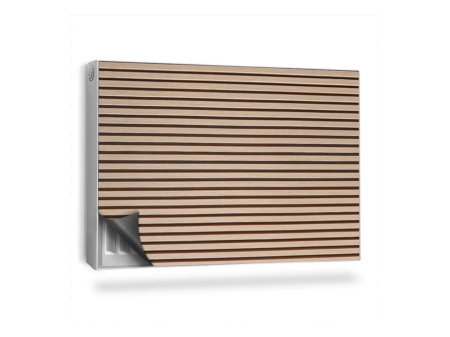 Tapis magnétique pour radiateur - Lattes de niveau - 90x60 cm