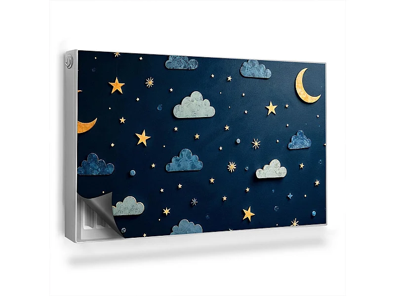 Magnetische Matte für Heizkörper - Nachthimmel - 100x60 cm