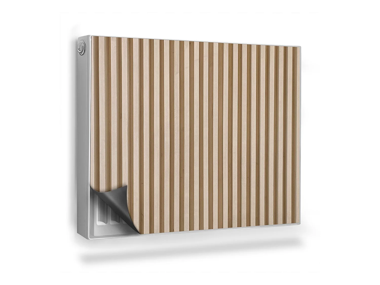 Tapis magnétique pour radiateur - Lattes verticales - 80x60 cm
