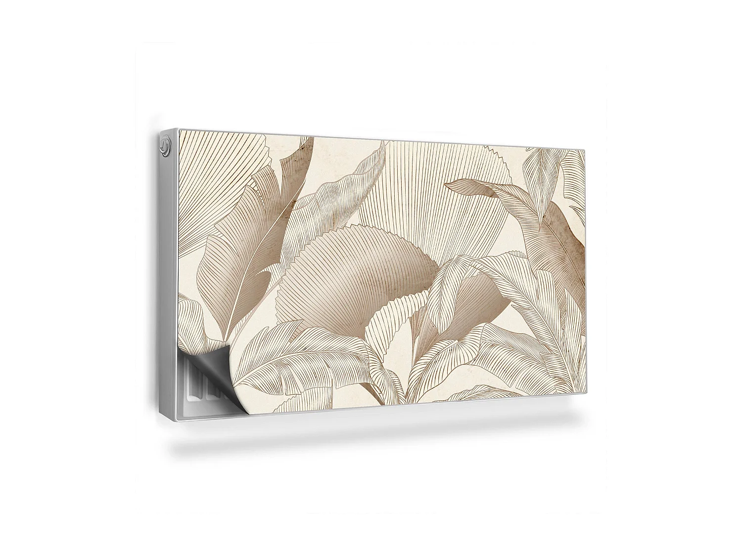 Magnetische mat voor radiator - Bladpatronen - 110x60 cm