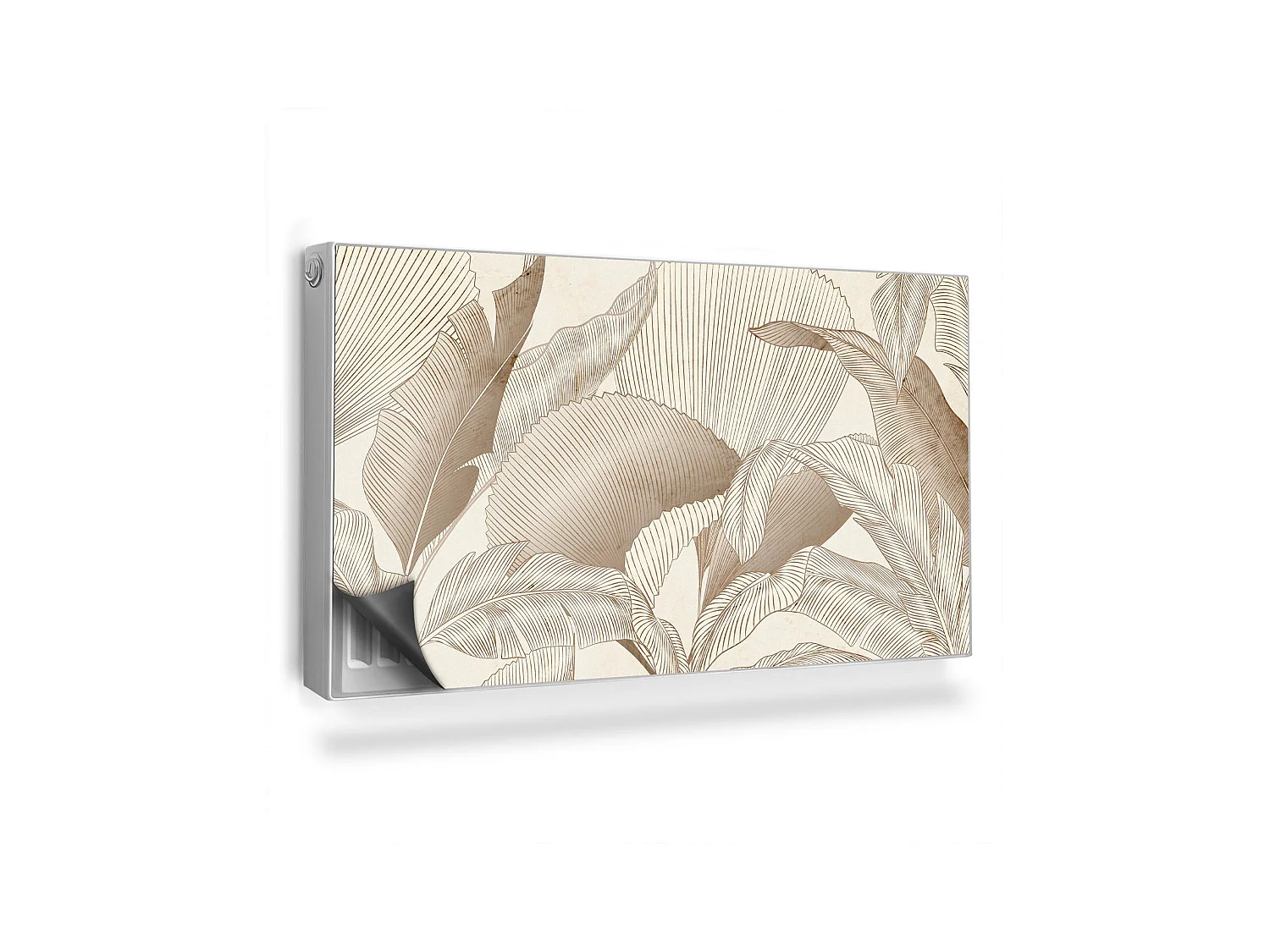 Tapis magnétique pour radiateur - Modèles de feuilles - 110x60 cm