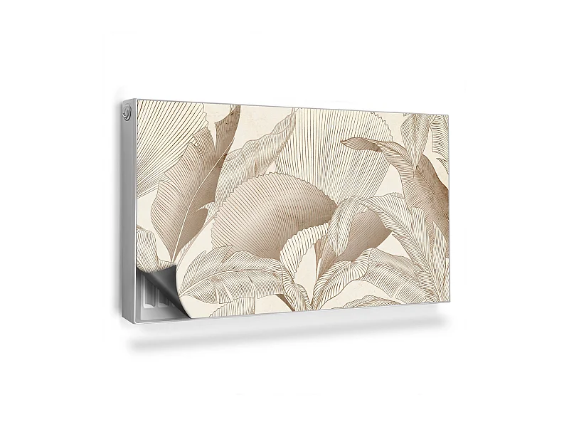 Magnetische Matte für Heizkörper - Blattmuster - 110x60 cm