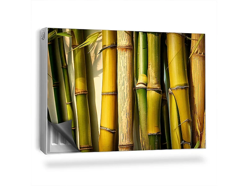 Magnetische Matte für Heizkörper - Bambusstängel - 90x60 cm