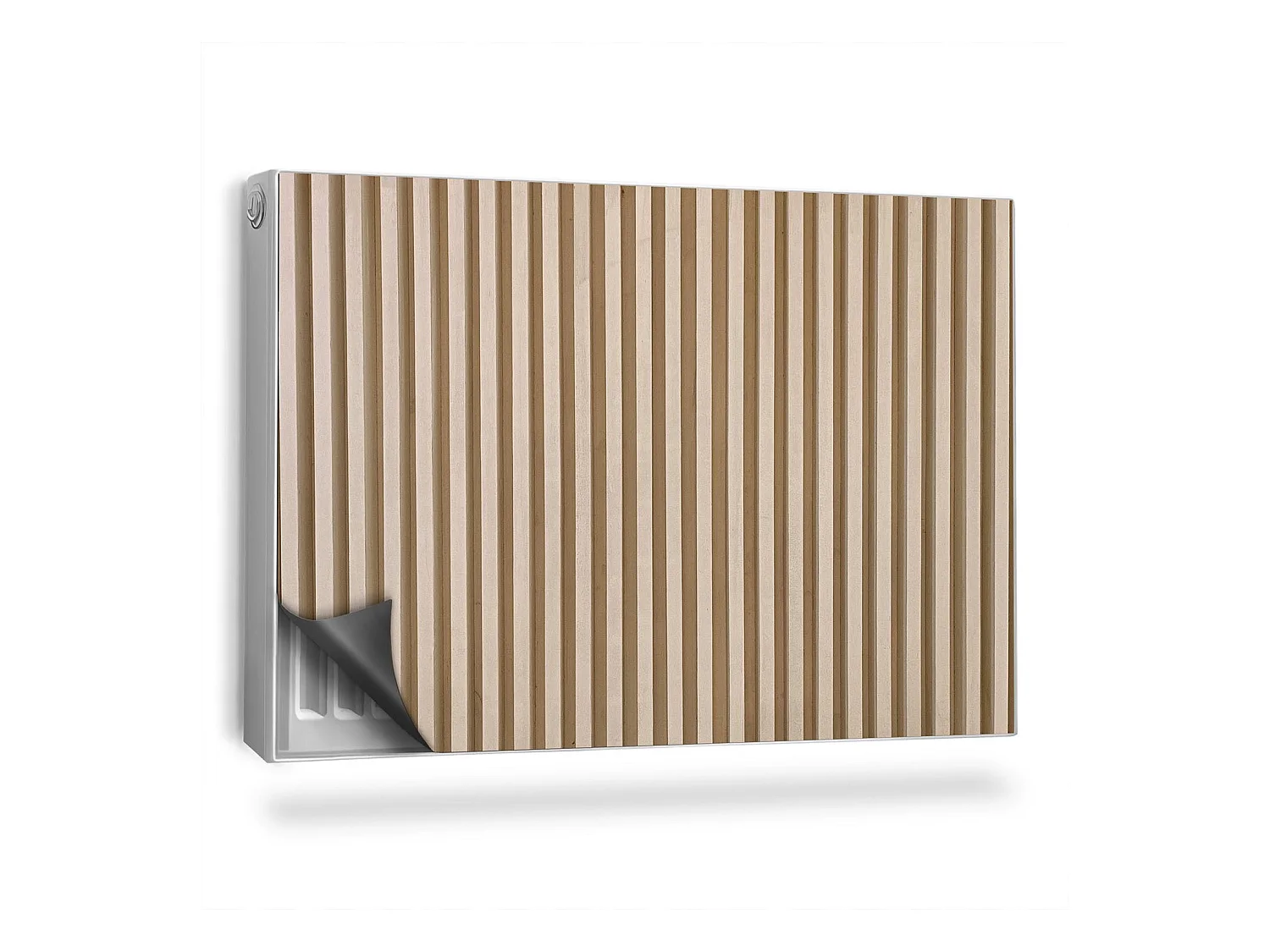 Tapis magnétique pour radiateur - Lattes verticales - 90x60 cm