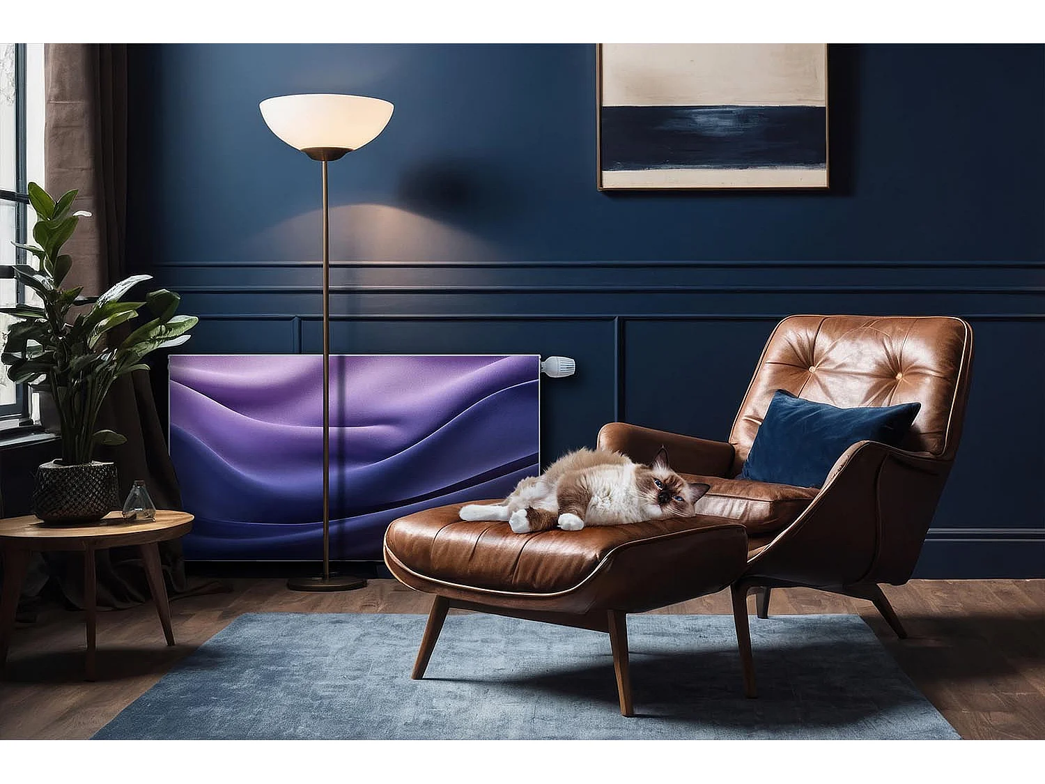 Tapete magnético para radiador - Degradado satinado - 80x60 cm