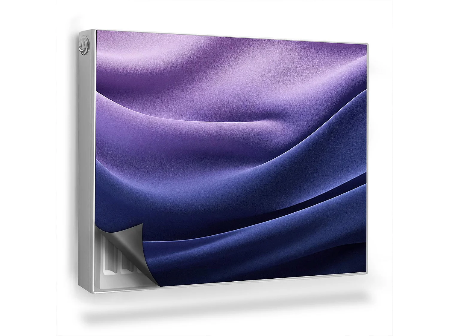 Tapis magnétique pour radiateur - Dégradé satiné - 80x60 cm