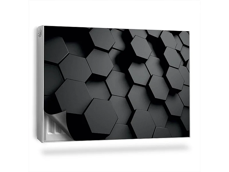 Magnetische Matte für Heizkörper - Geometrische Muster - 90x60 cm