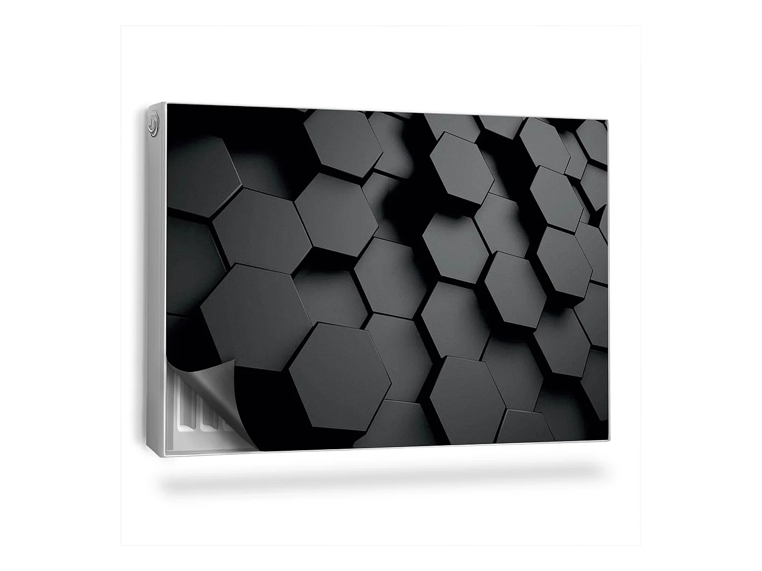 Tapis magnétique pour radiateur - Motifs géométriques - 90x60 cm