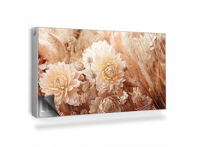 Magnetische Matte für Heizkörper - Böhmische Blumen - 110x60 cm