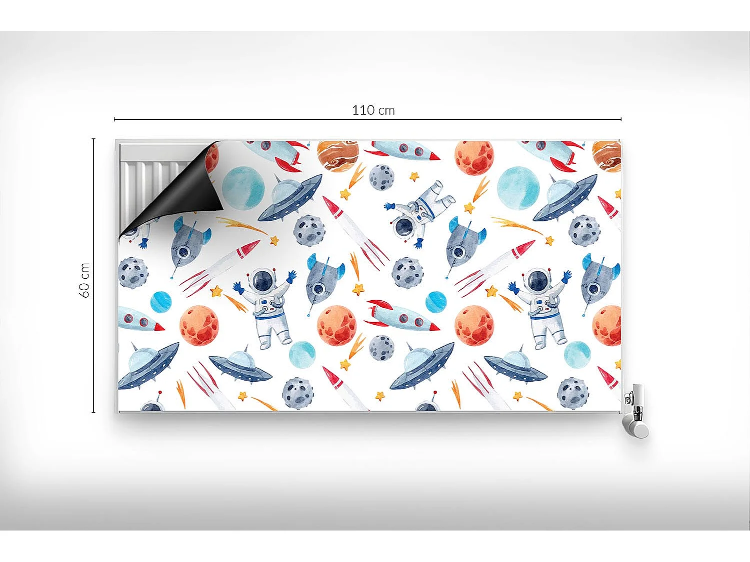 Magnetische Matte für Heizkörper - Kosmos - 110x60 cm