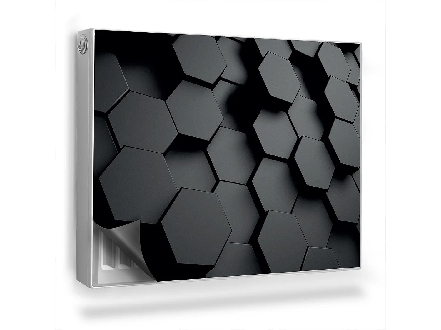 Tapis magnétique pour radiateur - Motifs géométriques - 80x60 cm