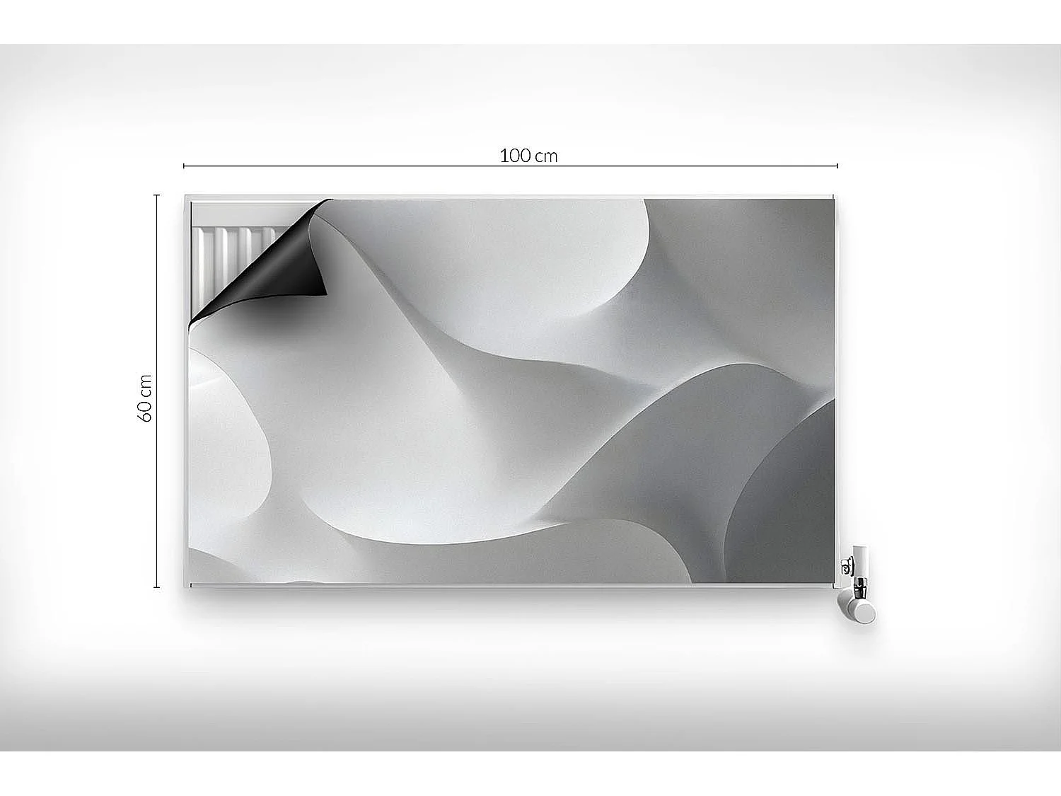 Magnetische Matte für Heizkörper - Abstraktion - 100x60 cm