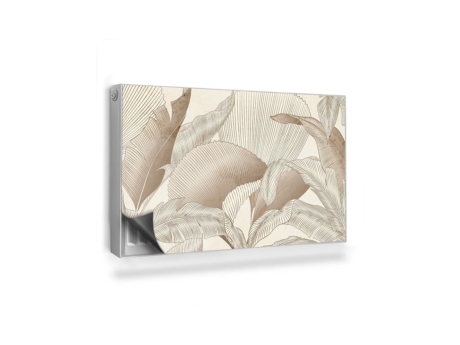Tapis magnétique pour radiateur - Modèles de feuilles - 100x60 cm
