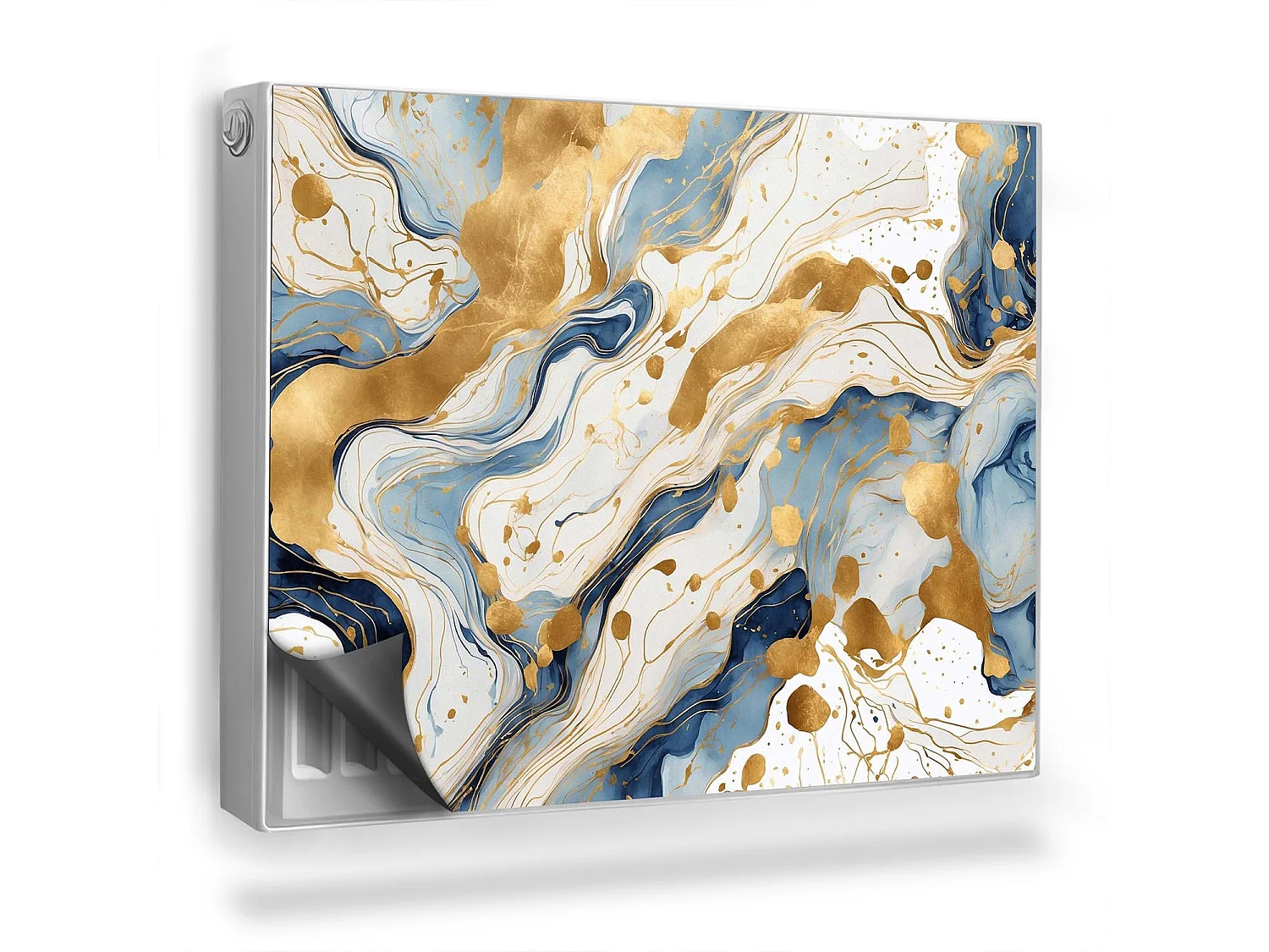 Magnetische Matte für Heizkörper - Abstrakte Flecken - 80x60 cm