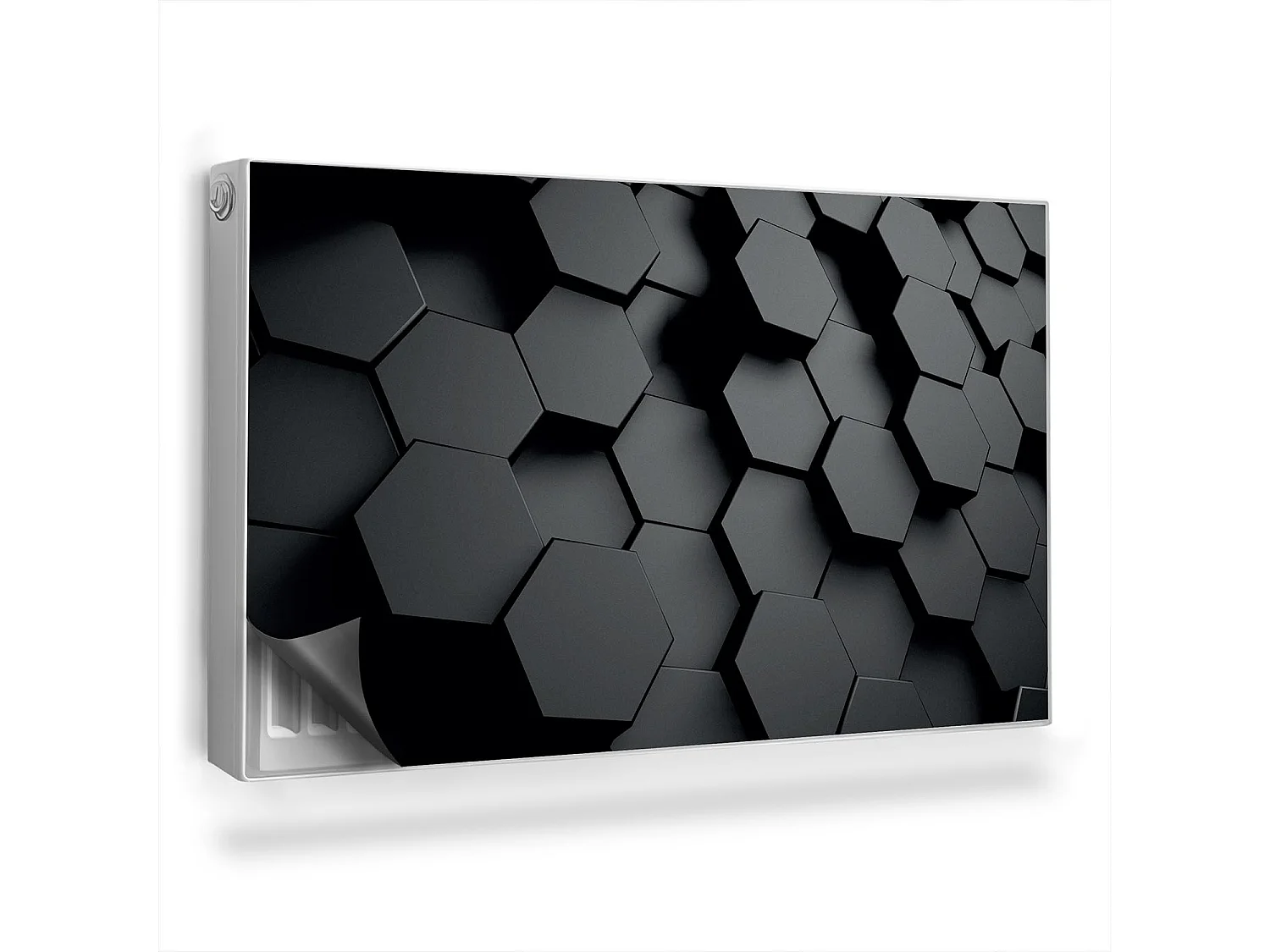 Tapis magnétique pour radiateur - Motifs géométriques - 100x60 cm