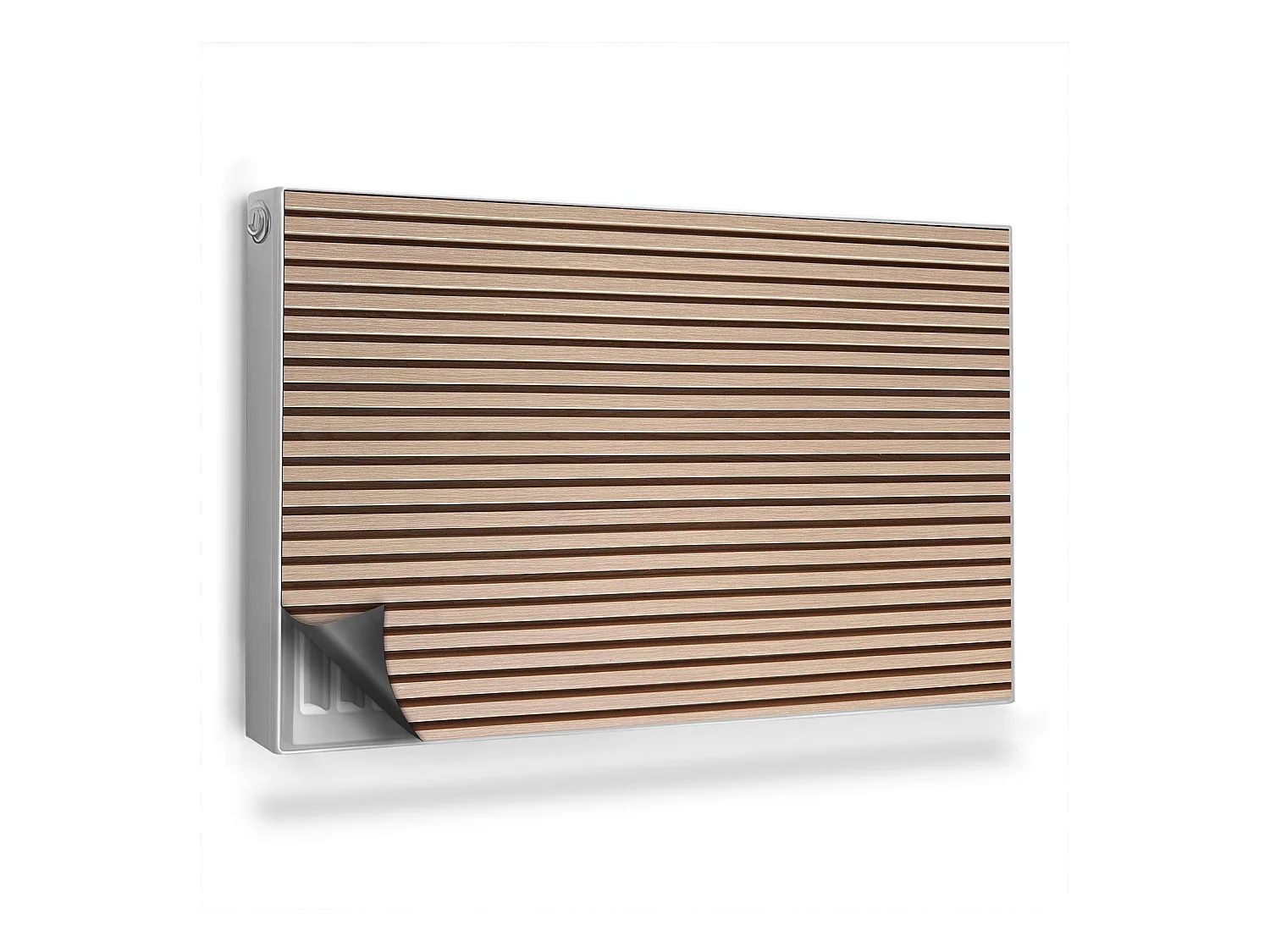 Tapis magnétique pour radiateur - Lattes de niveau - 100x60 cm